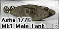 Airfix 1/76 Mk1 Male Tank