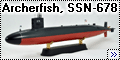 Микромир 1/350 USS Archerfish, SSN-678