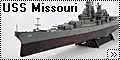 Trumpeter 1/700 US Battleship Missouri