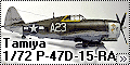 Tamiya 1/72 Republic P-47D-15-RA Thunderbolt